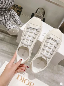DIOR Sandals Cotton Embroidery Leather EU35-41 B40202608030922