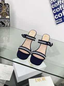 DIOR Sandals Embroidered Cotton EU34-43 B60202608031225
