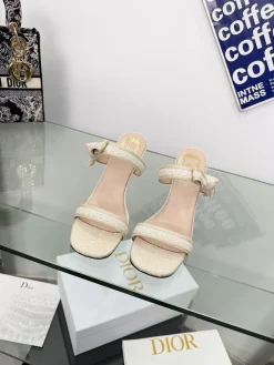 DIOR Sandals Embroidered Cotton EU34-43 B60202608031227