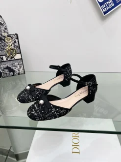 Alternative view of DIOR Sandals Lamb Leather Tweed EU34-43 B40202608031247