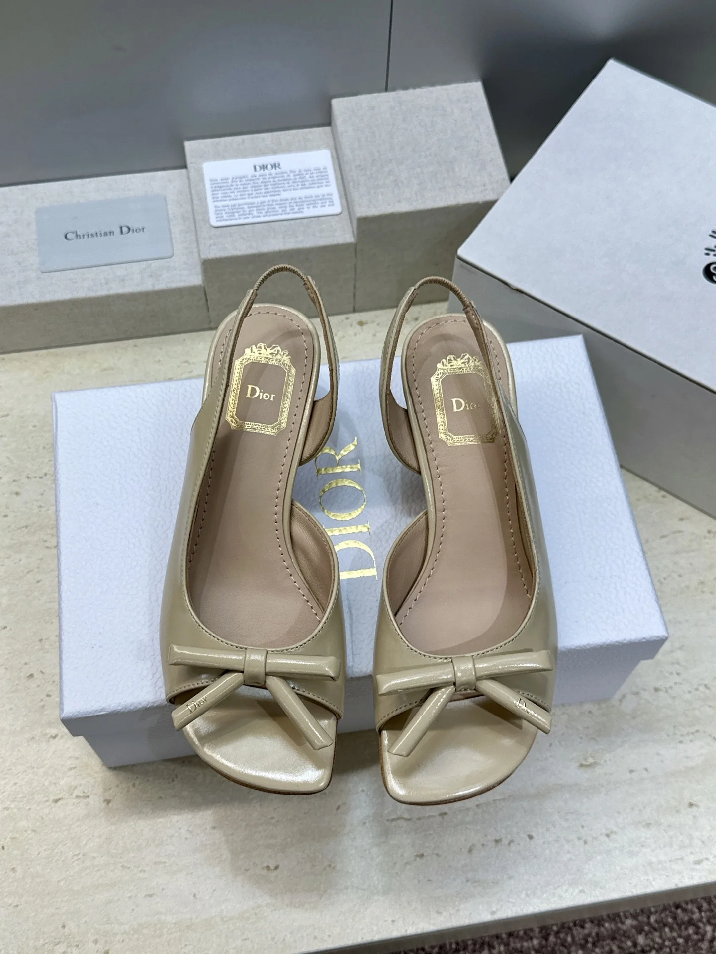 DIOR Sandals Leather & Silk EU34-43 C10202608032544