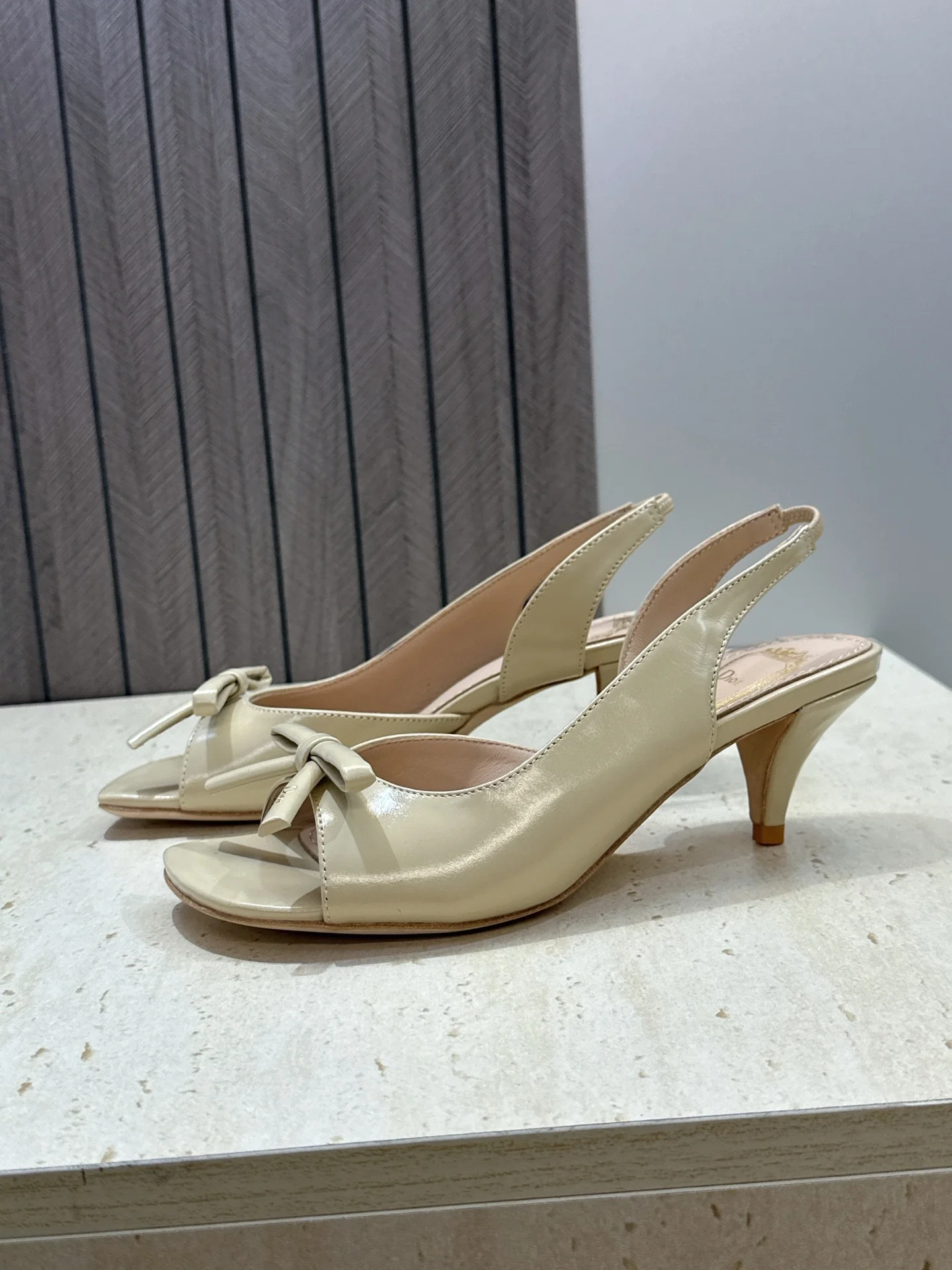 DIOR Sandals Leather & Silk EU34-43 C10202608032544 - Image 3