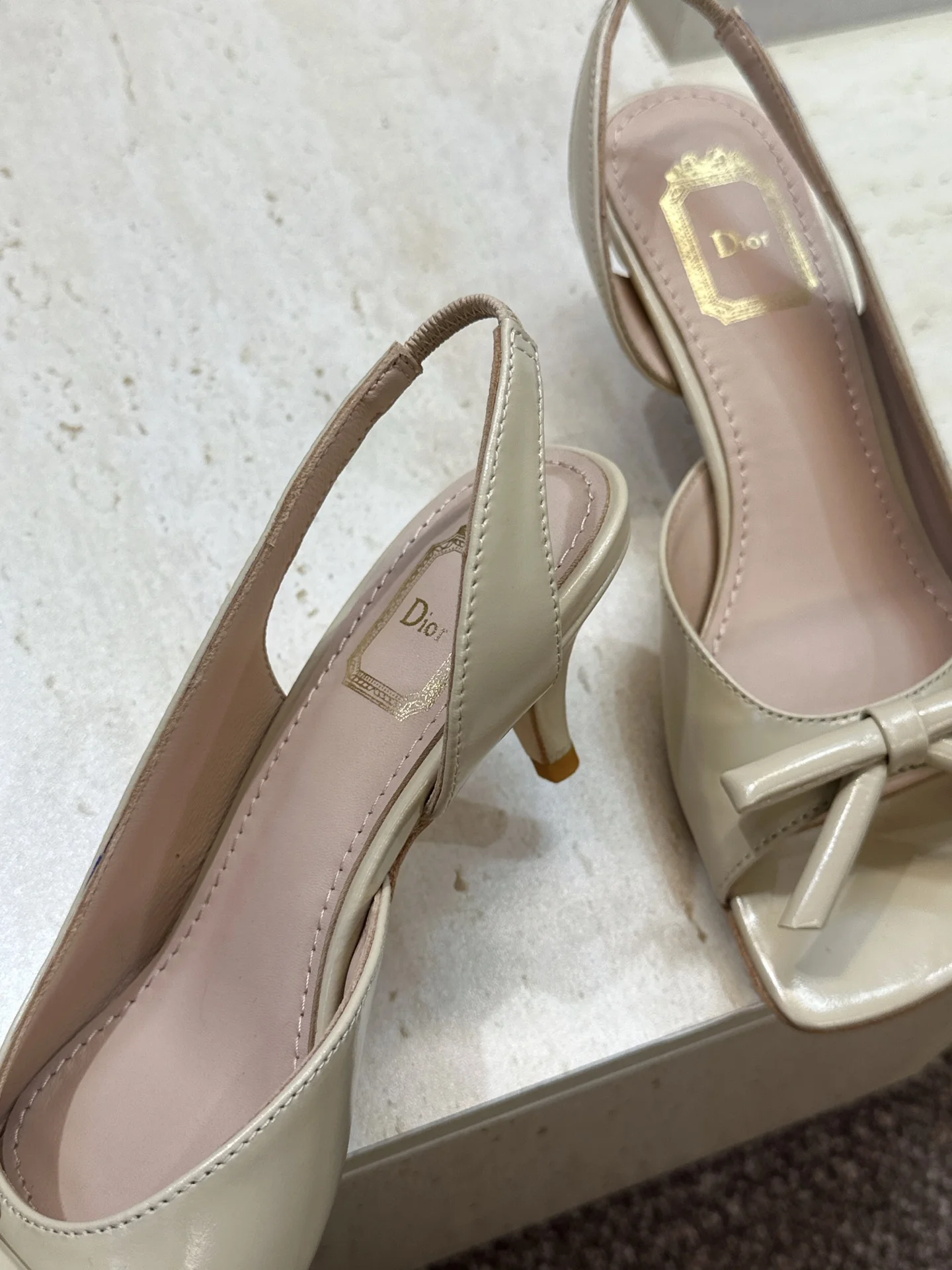 DIOR Sandals Leather & Silk EU34-43 C10202608032544 - Image 6