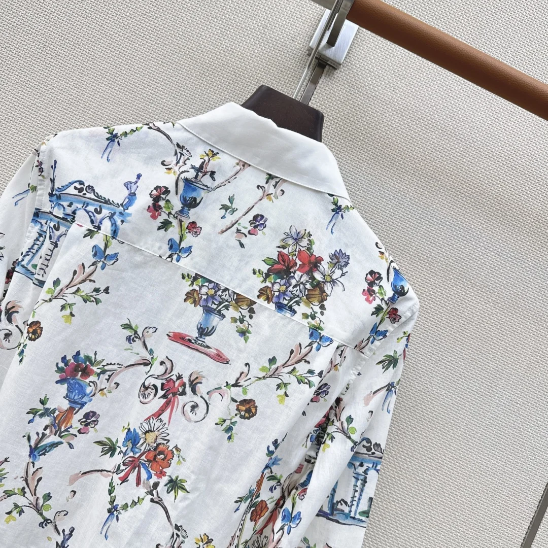 DIOR Shirts Cotton Canvas S M L B35202608041935 - Image 9