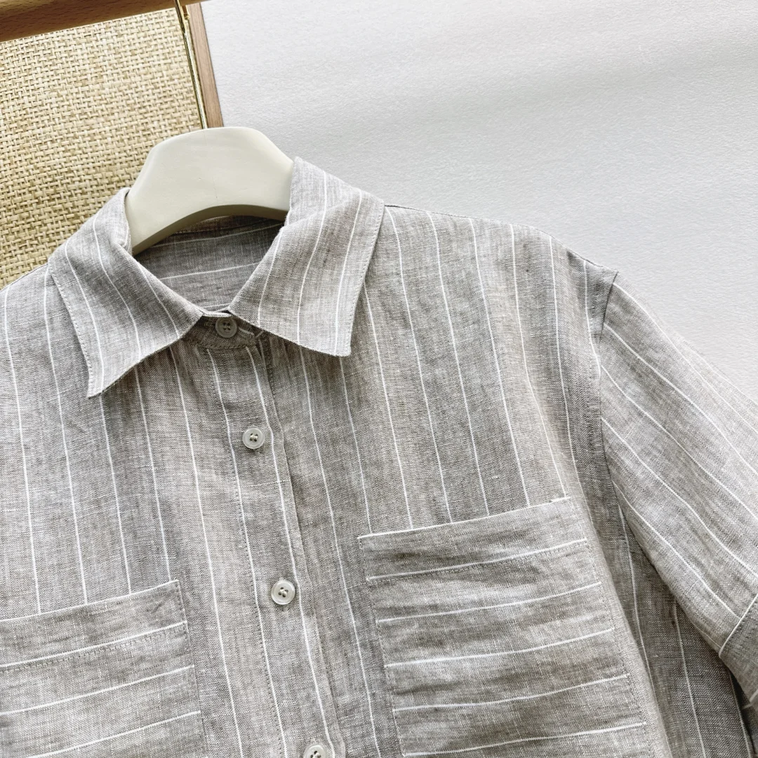 DIOR Shirts Linen S-M-L C95202608041055 - Image 4