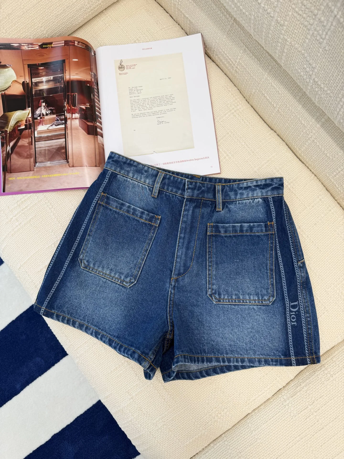 DIOR Shorts Denim S M L B95202608041762
