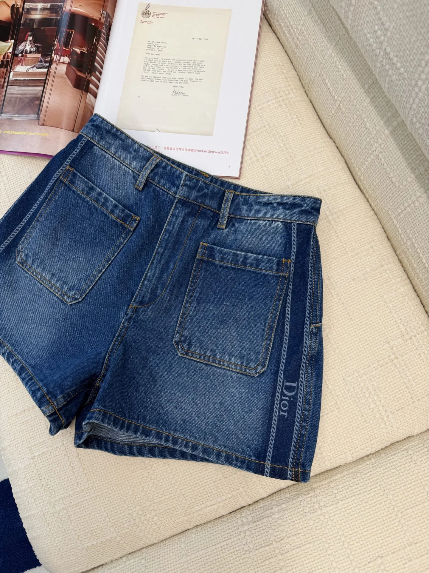 DIOR Shorts Denim S M L B95202608041762 - Image 2