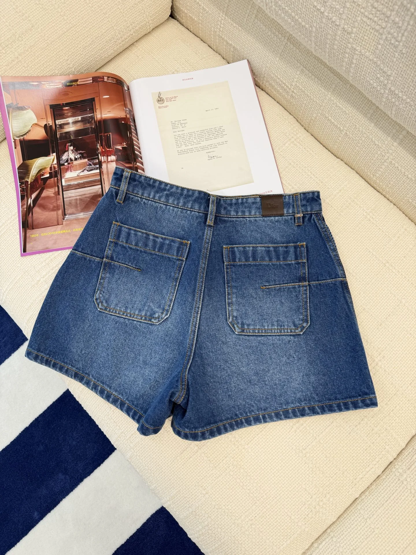 DIOR Shorts Denim S M L B95202608041762 - Image 5