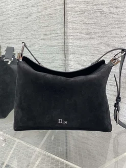 Alternative view of DIOR Shoulder Bags Black Suede Leather (Black-SiDIORer) 28X24X8CM G20202608060451