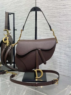 DIOR Shoulder Bags (Brown-Gold) 24X6X18CM F50202608060365