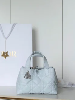 Alternative view of DIOR Shoulder Bags Calf Leather (Light Blue-SiDIORer) 23X14X12CM I00202608060087