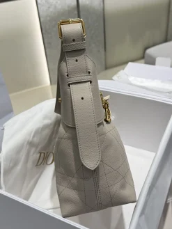 Alternative view of DIOR Shoulder Bags Grained Leather (Beige-Gold) 28X18X12CM I80202608060335