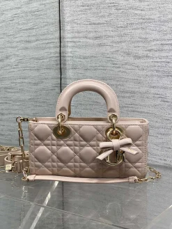 Alternative view of DIOR Shoulder Bags Lamb Leather (Pink-Gold) 22X6X12CM G20202608060431