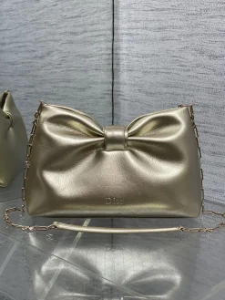 DIOR Shoulder Bags Lambskin Leather (Gold) 26X16X10CM F80202608060423