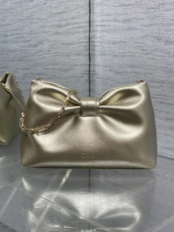 Alternative view of DIOR Shoulder Bags Lambskin Leather (Gold) 26X16X10CM F80202608060423