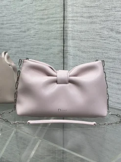 DIOR Shoulder Bags Lambskin Leather (Light Pink-SiDIORer) 26X16X10CM F80202608060425