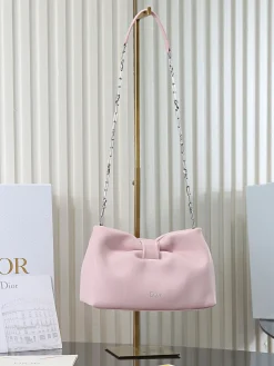 DIOR Shoulder Bags Lambskin (Pink-SiDIORer) 26X16X10CM F80202608060219