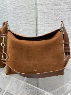 DIOR Shoulder Bags Leather (Brown-Gold) 33X27X9CM G60202608060473