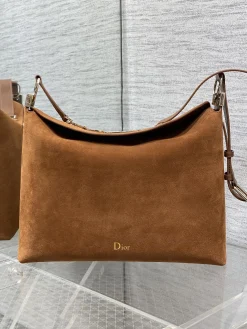 Alternative view of DIOR Shoulder Bags Leather (Brown-Gold) 33X27X9CM G60202608060473