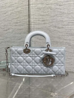 Alternative view of DIOR Shoulder Bags Patent Leather (Lightblue-SiDIORer) 26X6X14CM G20202608060116