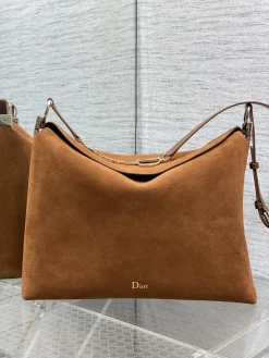 Alternative view of DIOR Shoulder Bags Suede Leather (Brown-SiDIORer) 39X29X11CM H00202608060474