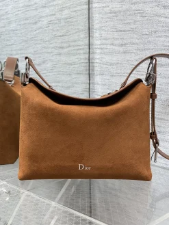 Alternative view of DIOR Shoulder Bags VeDIORet Leather (Brown-SiDIORer) 28X24X8CM G20202608060469
