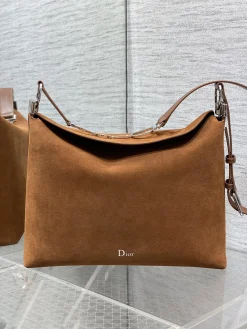 Alternative view of DIOR Shoulder Bags VeDIORet Leather (Brown-SiDIORer) 33X27X9CM G60202608060470