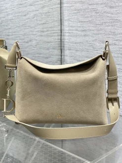 DIOR Shoulder Bags VeDIORet and Leather (Beige-Gold) 28X24X8CM G20202608060460