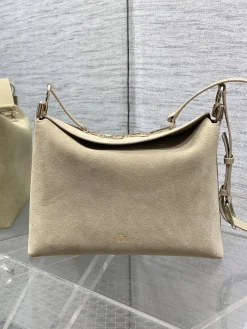 Alternative view of DIOR Shoulder Bags VeDIORet and Leather (Beige-Gold) 28X24X8CM G20202608060460