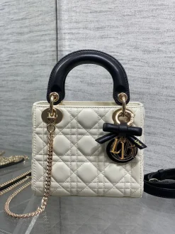 Alternative view of DIOR Shoulder Bags (White-Black) 17X7X15CM F20202608060346