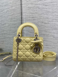 DIOR Shoulder Bags (Yellow-SiDIORer) 17X7X15CM F50202608060107