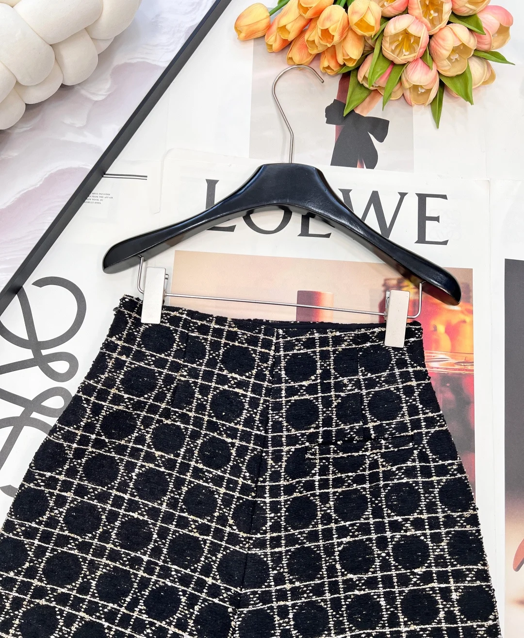 DIOR Skirts Gold Tweed S M L B55202608040136 - Image 4
