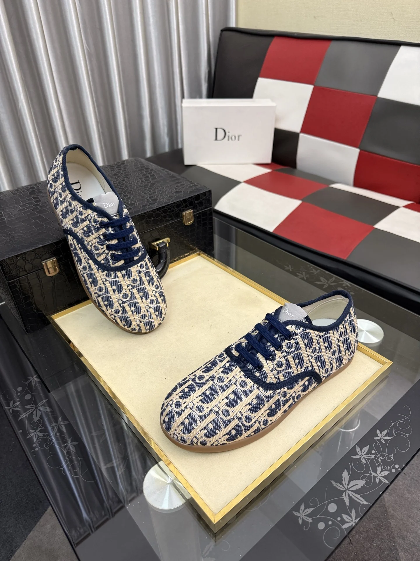 DIOR Sneakers Leather & Lambskin EU38-44 A90202608030177 - Image 3