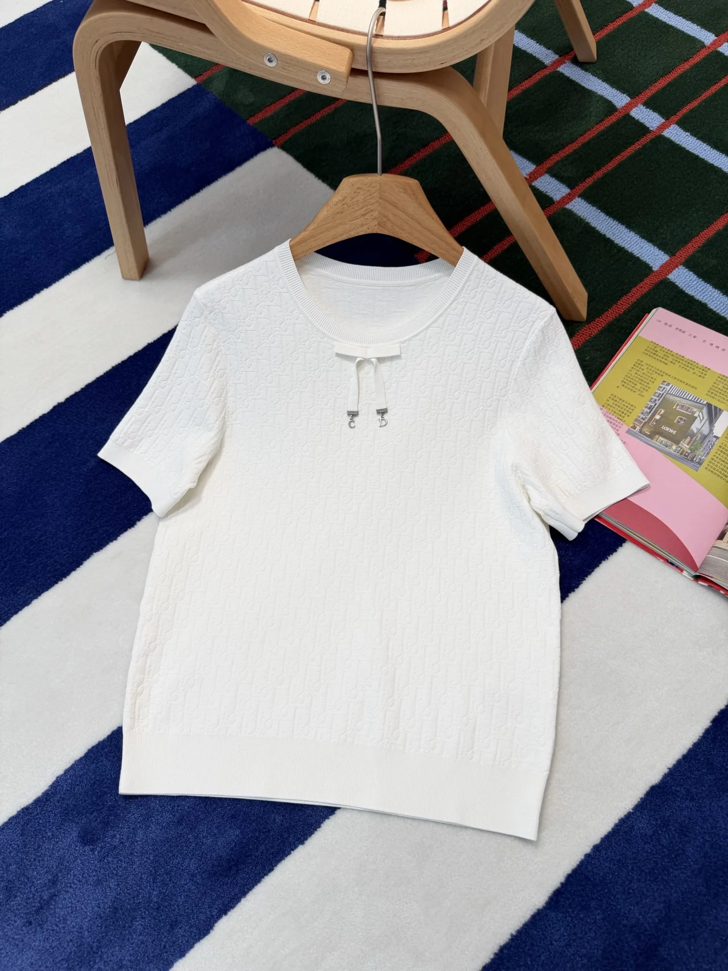 DIOR T-shirts Jacquard Knit S-M-L C45202608041416
