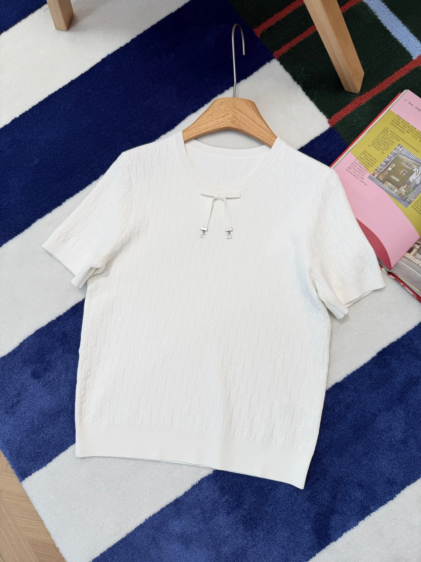 DIOR T-shirts Jacquard Knit S-M-L C45202608041416 - Image 7