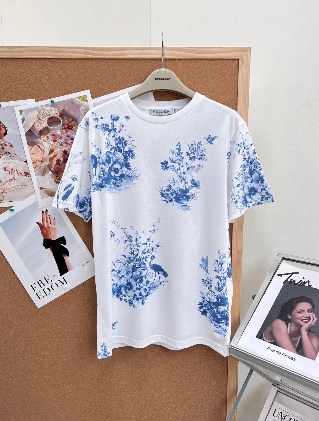 DIOR T-shirts Mercerized Cotton S M L A55202608042309