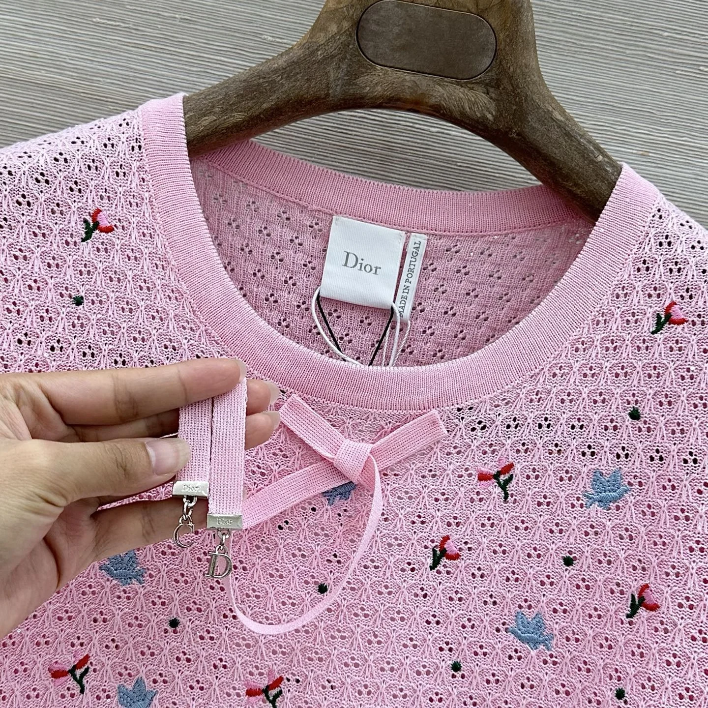 DIOR T-shirts Tencel Linen S B10202608041112 - Image 5