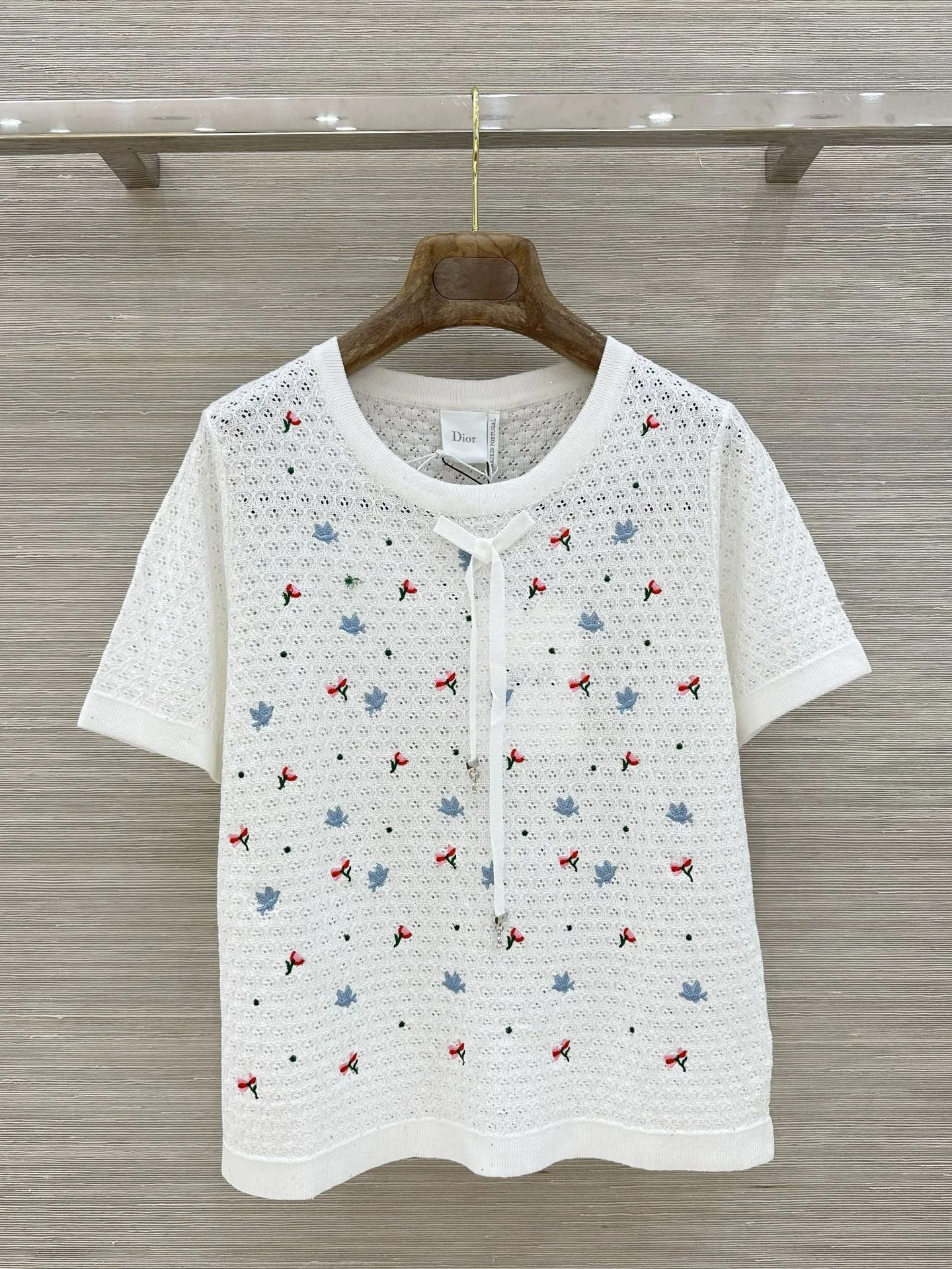 DIOR T-shirts Tencel Linen S B10202608041113