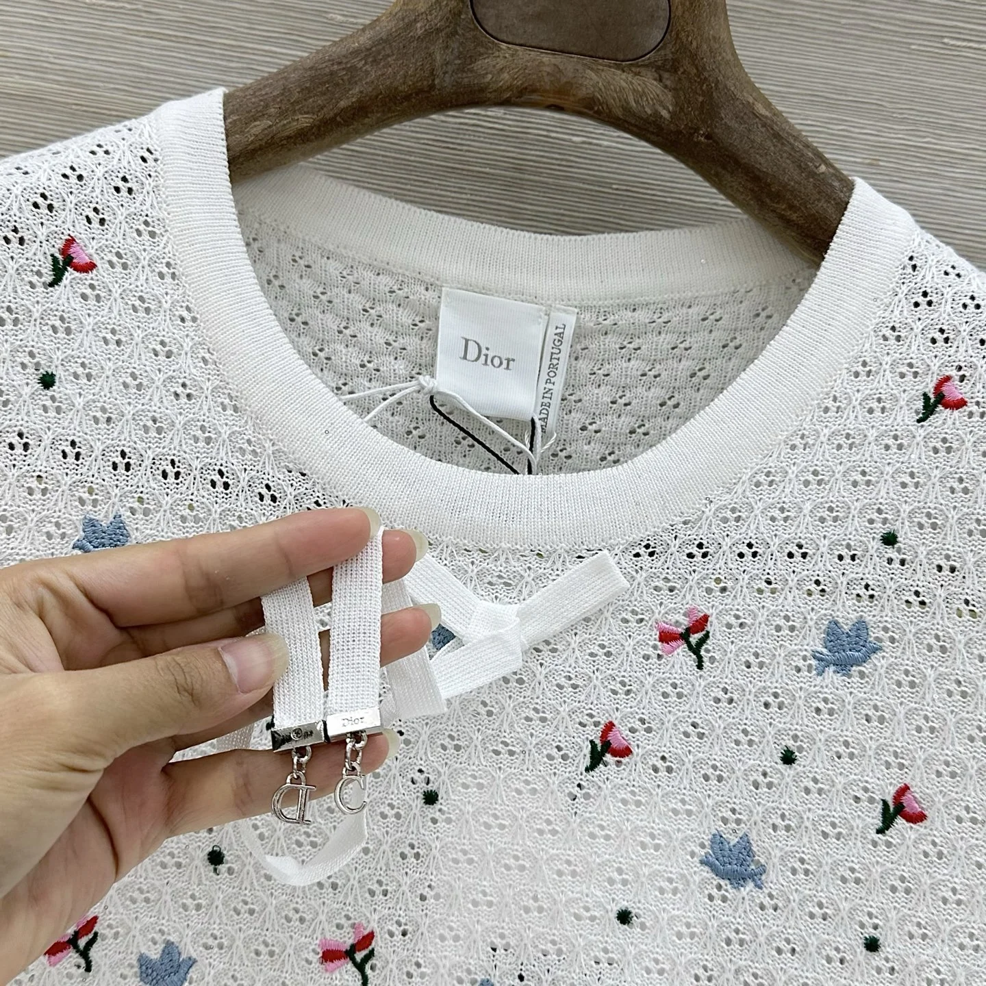 DIOR T-shirts Tencel Linen S B10202608041113 - Image 5