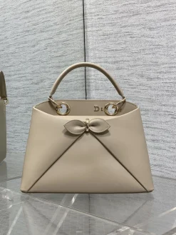 Alternative view of DIOR Top Handle Bags (Beige-Gold) 28X18X8CM G80202608060132