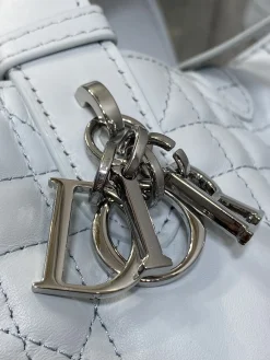 Alternative view of DIOR Top Handle Bags Calfskin Leather (Light Blue-SiDIORer) 23X15X15CM G80202608060197