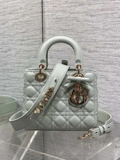 DIOR Top Handle Bags Lamb Leather 20X17X8CM G20202608060255