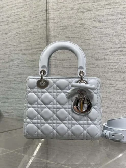 Alternative view of DIOR Top Handle Bags Lamb Skin (Light Blue-SiDIORer) 20X17X8CM G20202608060097