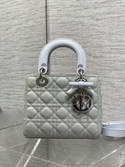 Alternative view of DIOR Top Handle Bags Lambskin (Light Blue-SiDIORer) 20X17X8CM G50202608060249
