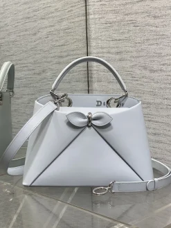 DIOR Top Handle Bags (Light Blue-SiDIORer) 28X18X8CM G80202608060130