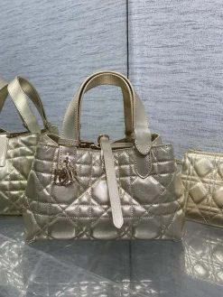 DIOR Totes Bags Calf Leather (Gold) 23X15X15CM G80202608060381