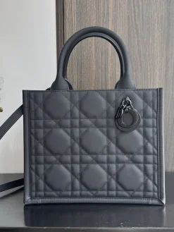 DIOR Totes Bags Calfskin Leather (Black) 26X12X21CM G00202608060509