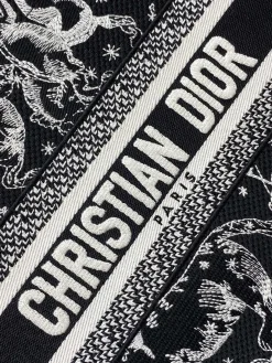 Alternative view of DIOR Totes Bags Cotton Canvas (Black-White) 26X22X8CM D50202608060352
