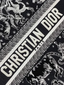Alternative view of DIOR Totes Bags Cotton Canvas (Black-White) 42X35X17CM E50202608060350