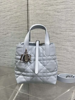 Alternative view of DIOR Trend Bags Calf Leather (Light Blue-SiDIORer) 16X12X18CM G30202608060268